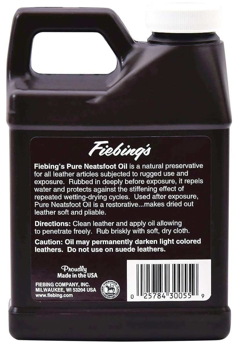 Fiebing’s 100% Pure Neatsfoot Oil – Leather Preserver & Conditioner - Image 2