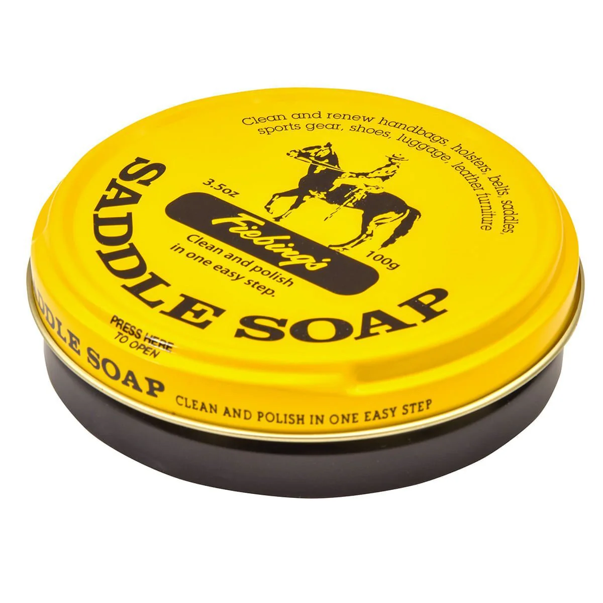 Fiebing’s All-in-One Leather Saddle Soap Paste – Cleaner & Conditioner for Saddles, Boots, and Tack