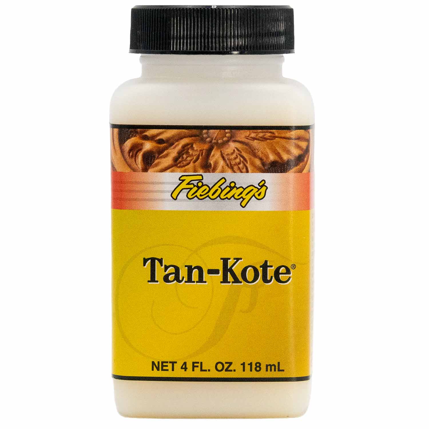 Fiebing’s Tan-Kote Neutral Top Finish for Saddles & Leathercraft, 4 oz