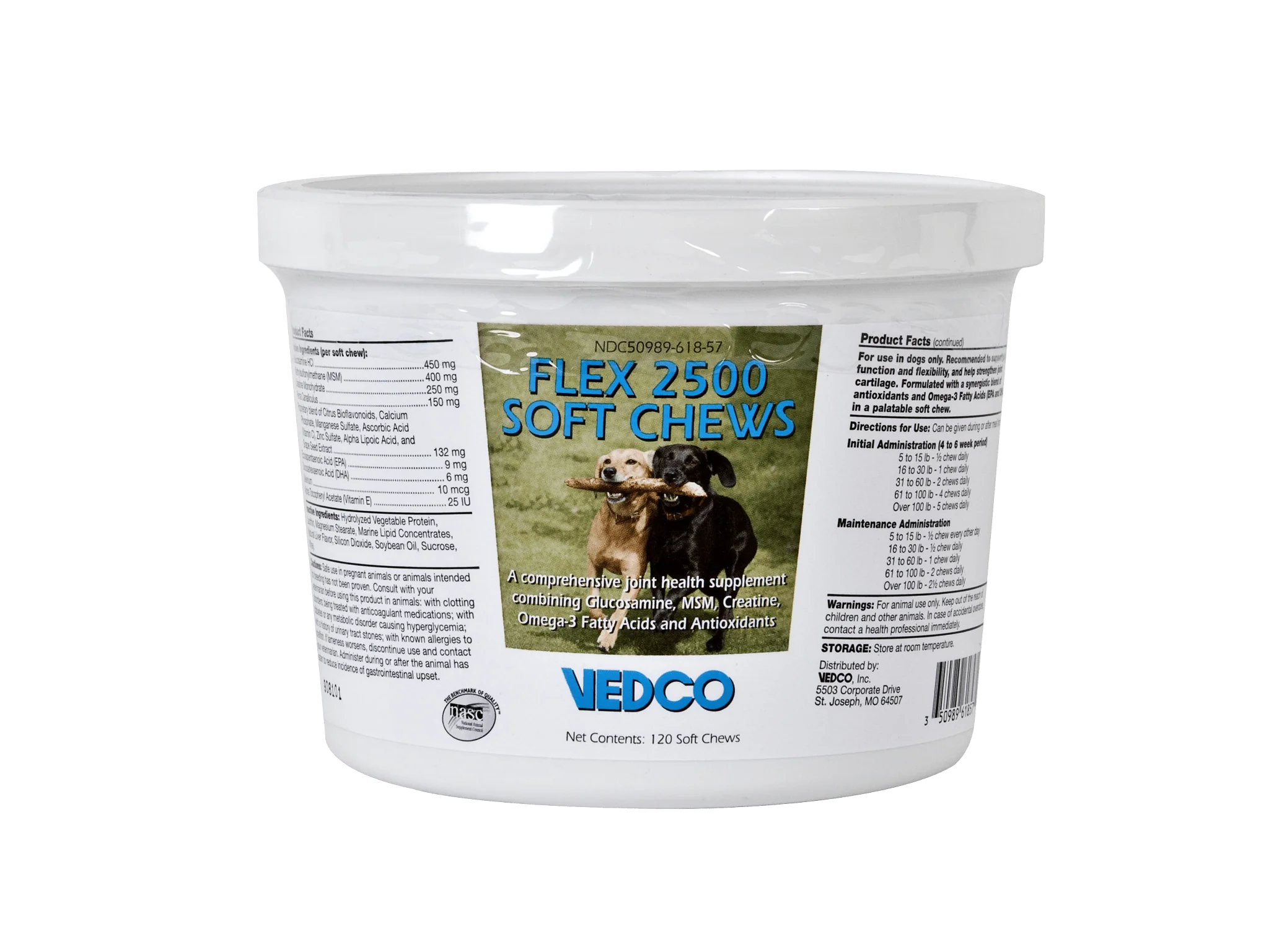Flex 2500 Soft Chew Supplement – Joint, Cartilage & Mobility Support for Dogs - Image 1