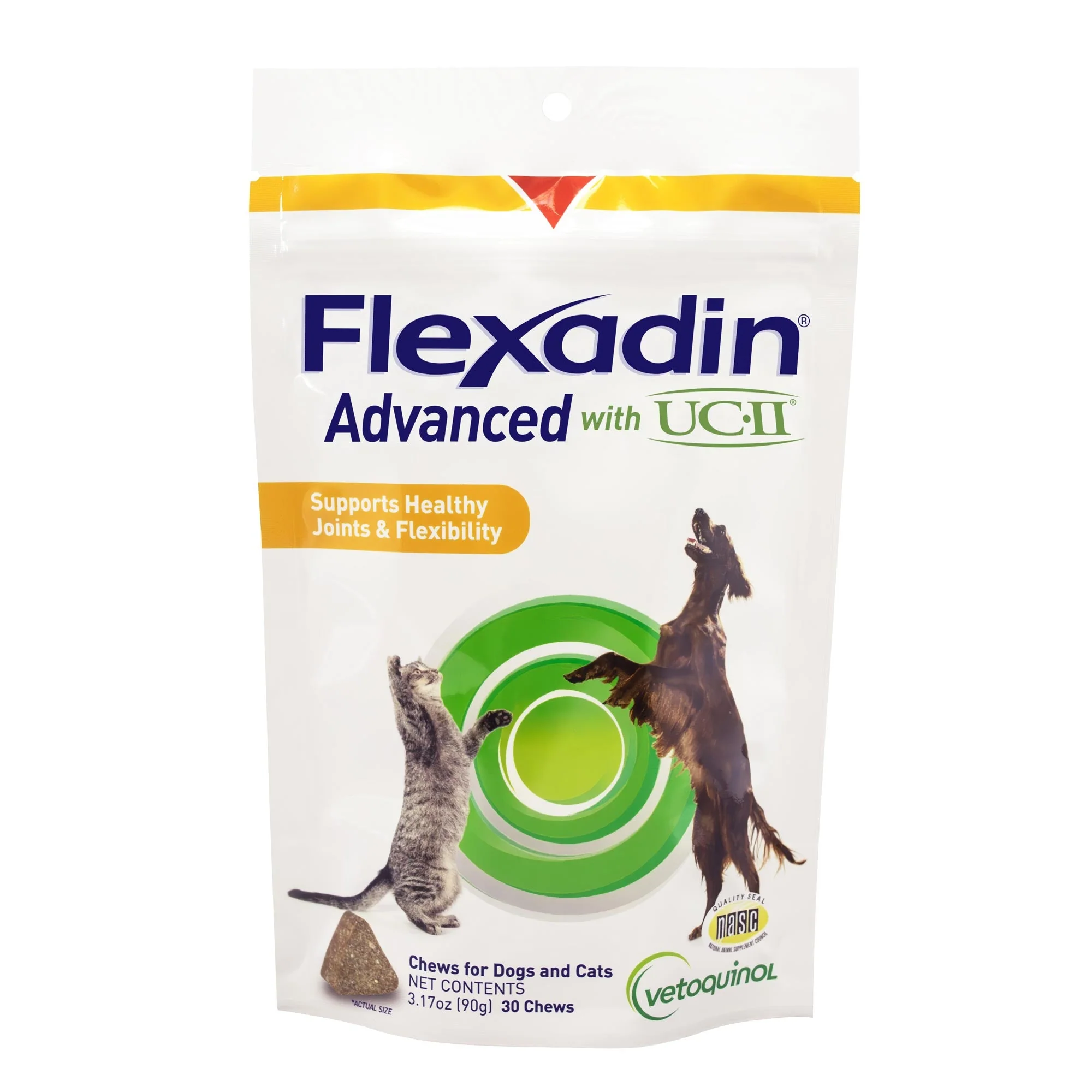 Flexadin Advanced Chews with UC-II Joint Supplement for Dogs & Cats - Image 3
