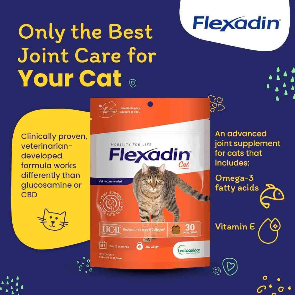 Flexadin Cat Chews with UC-11 for Joint Support, 30 ct - Image 3