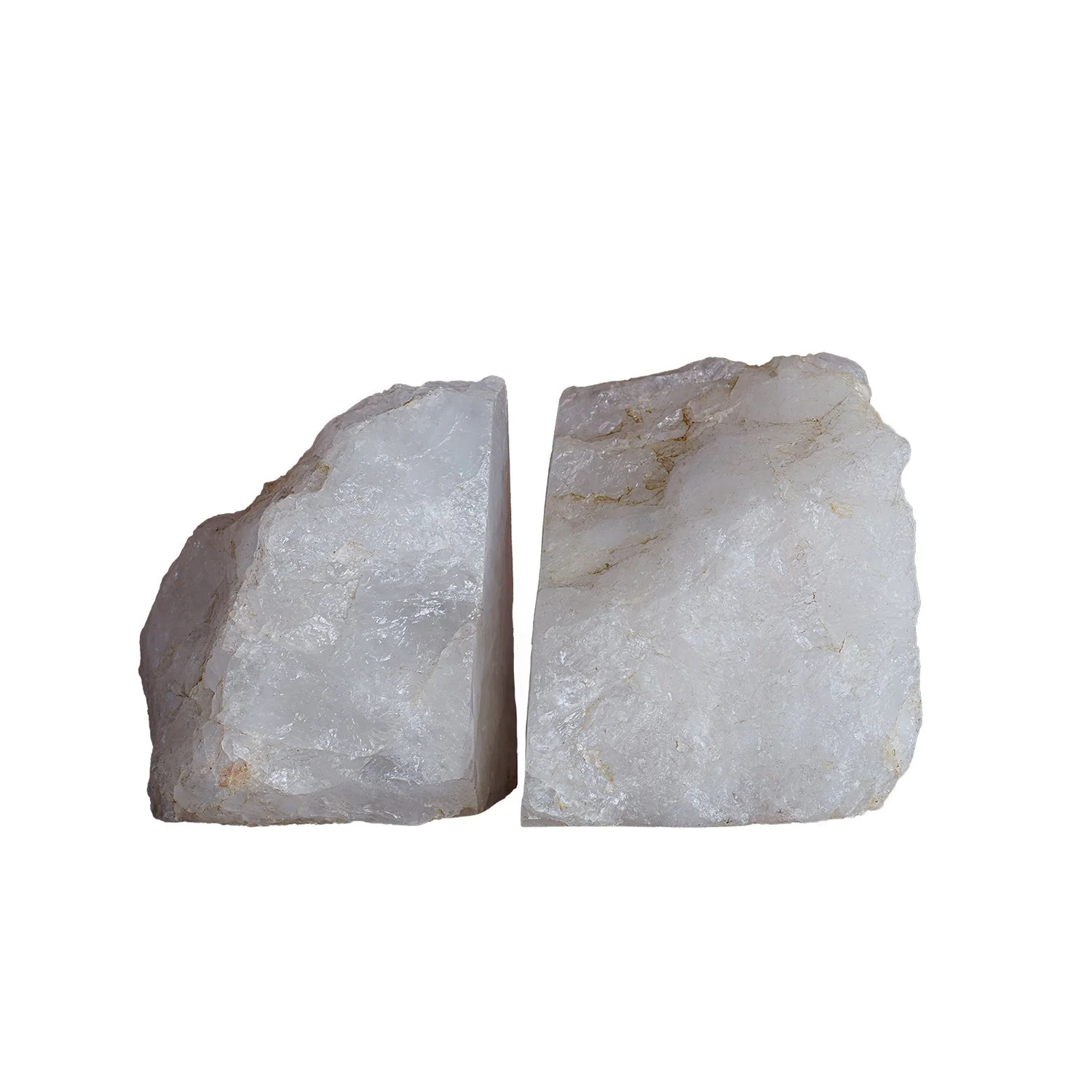 White Quartz Bookend Pair | Overstock - Image 1