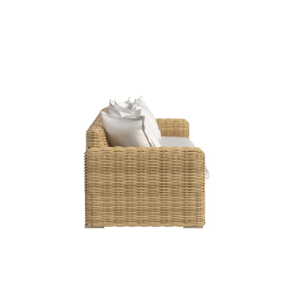 Playa Sofa in Soothe Pearl w/ Flange Welt - Image 3