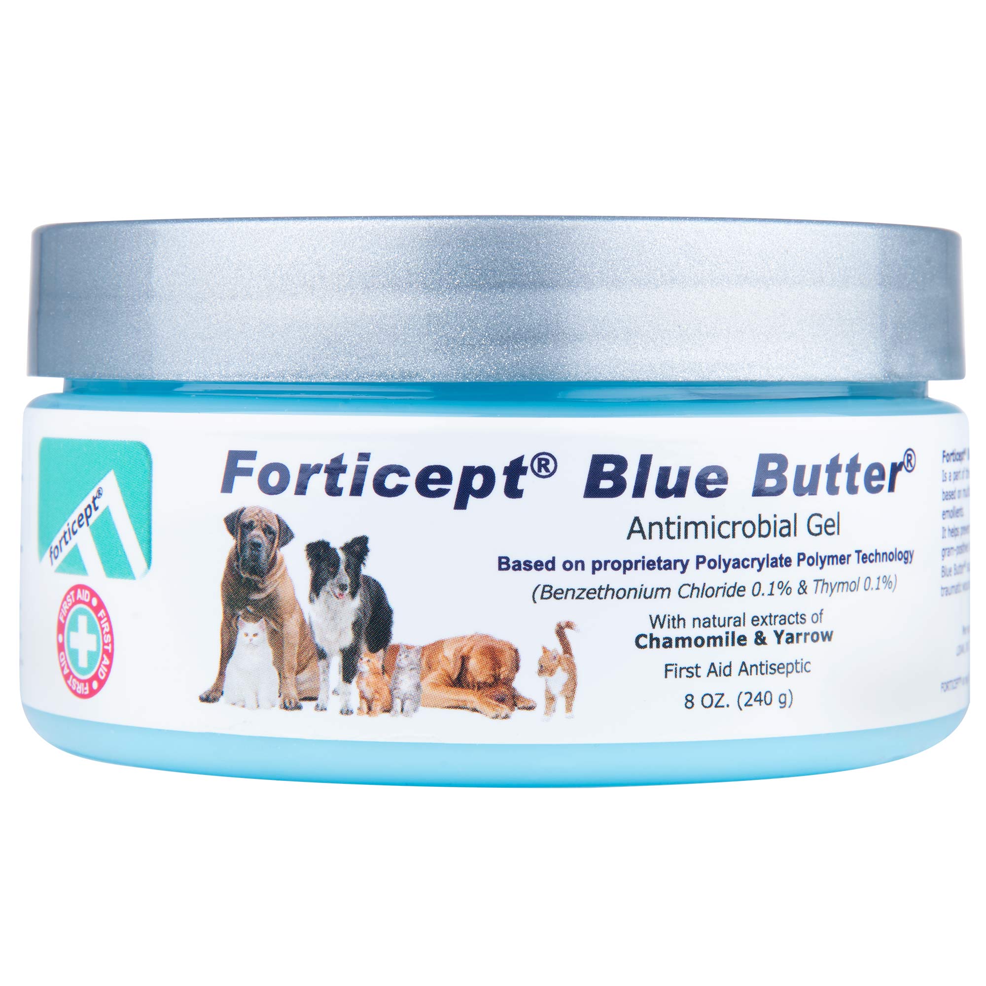 Forticept Blue Butter Antimicrobial Healing Gel for Dogs & Cats - Image 1