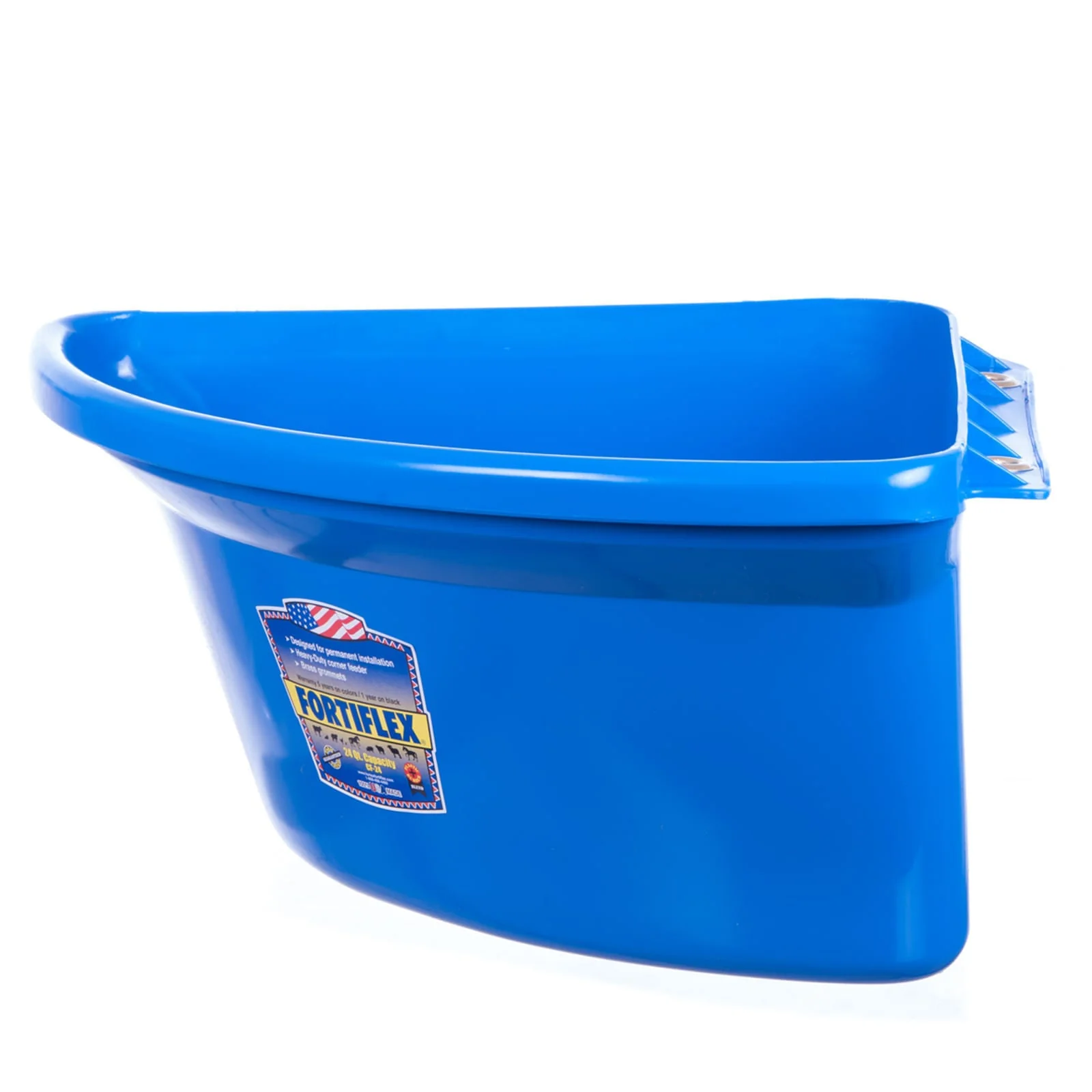 Fortiflex Corner Feeder for Horses & Livestock, 24 Quart - Image 1