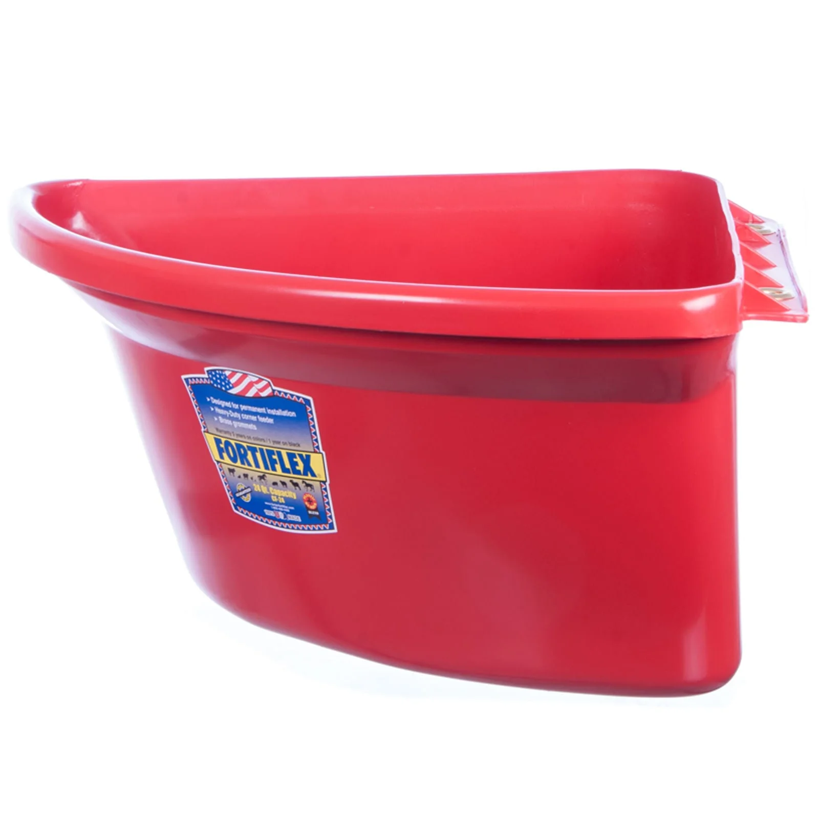 Fortiflex Corner Feeder for Horses & Livestock, 24 Quart - Image 3