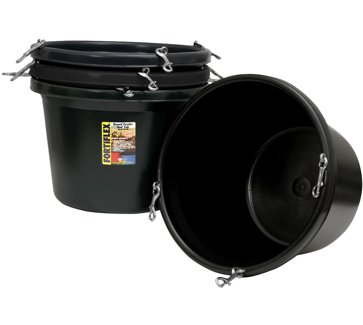 Fortiflex RF30 Large 30 Qt Round Feeder Tub - Image 1