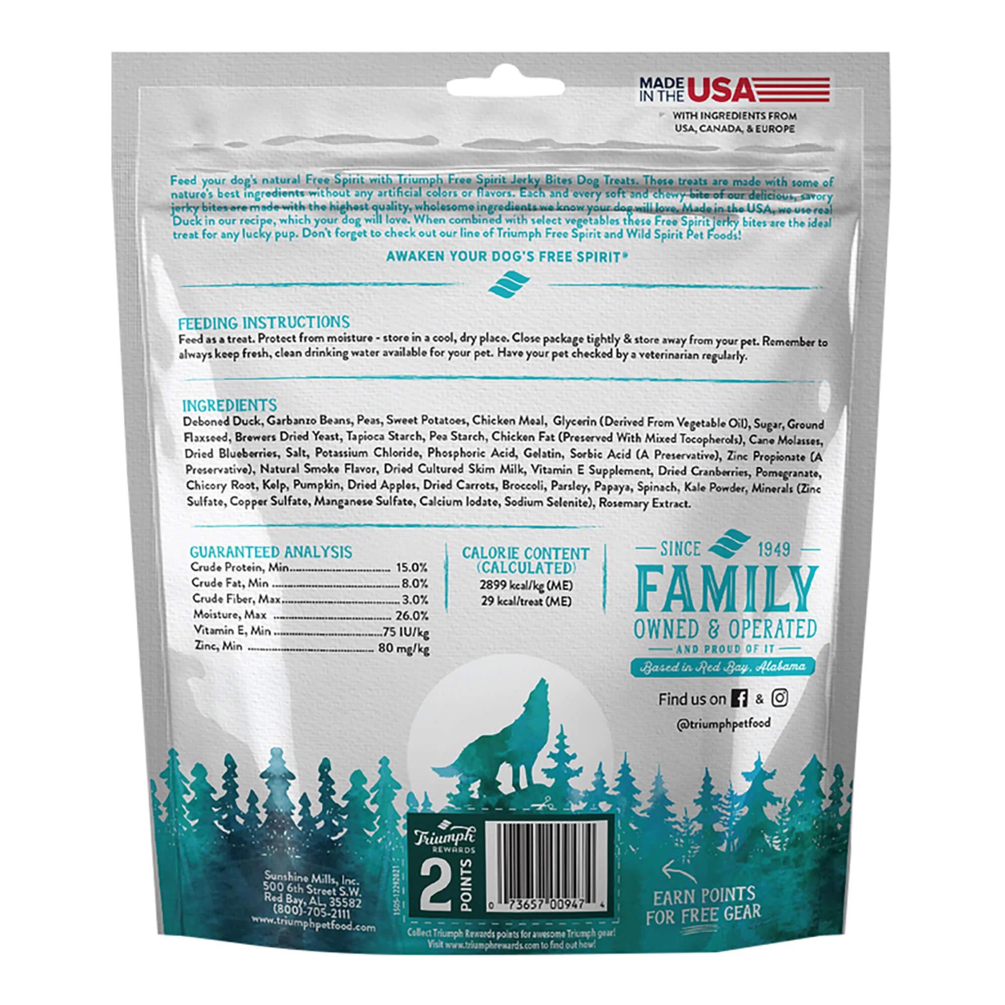 Free Spirit Deboned Jerky Bites Dog Treats, 20 oz - Image 2