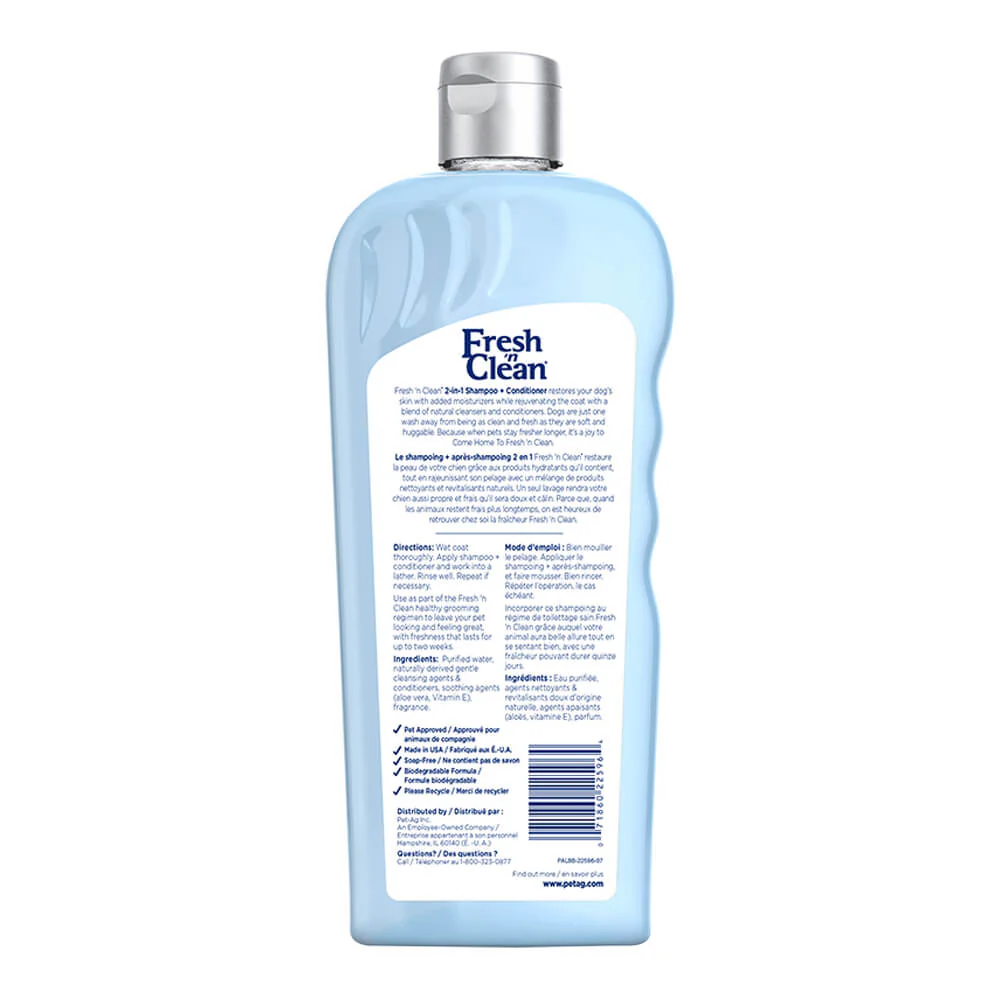 Fresh 'n Clean Protien Infused 2-in-1 Oatmeal Conditioning Shampoo, 18 oz - Image 2