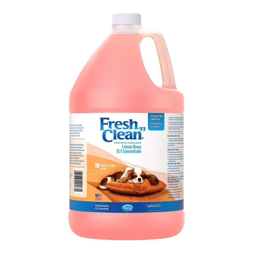 Fresh 'n Clean Creme Rinse, 15:1, Fresh Floral Scent, Gallon - Image 1