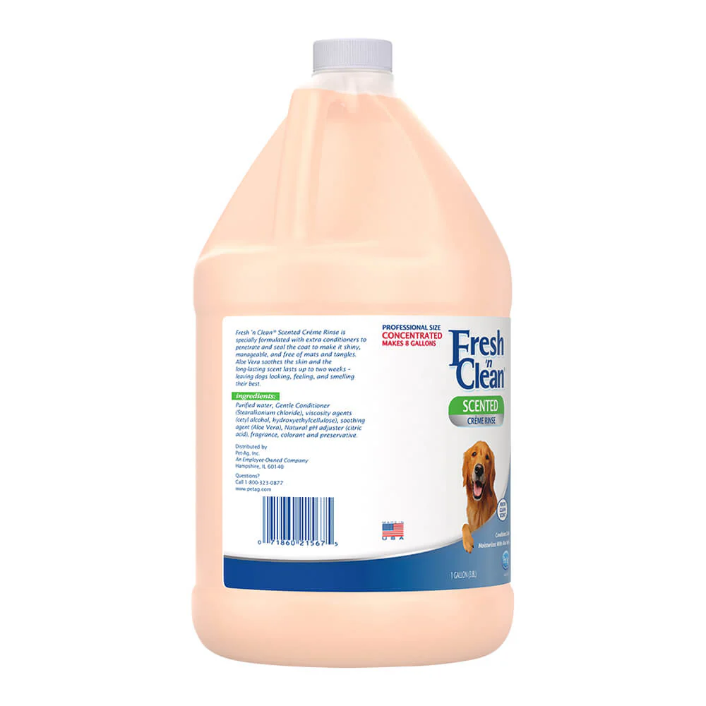 Fresh' n Clean Creme Rinse, Fresh Clean Scent, Gallon - Image 2