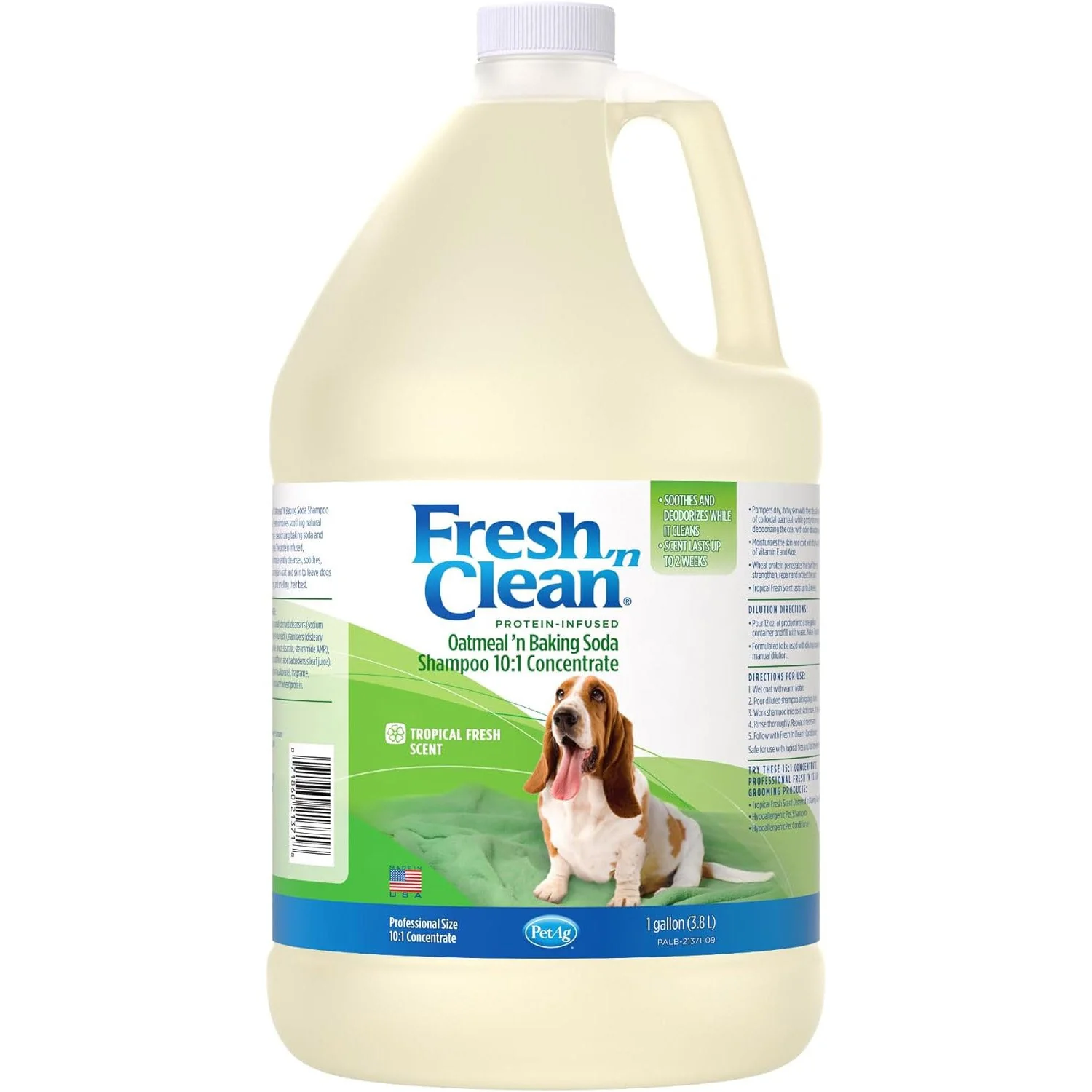 Fresh ‘n Clean Oatmeal ‘n Baking Soda 10:1 Concentrate Dog Shampoo