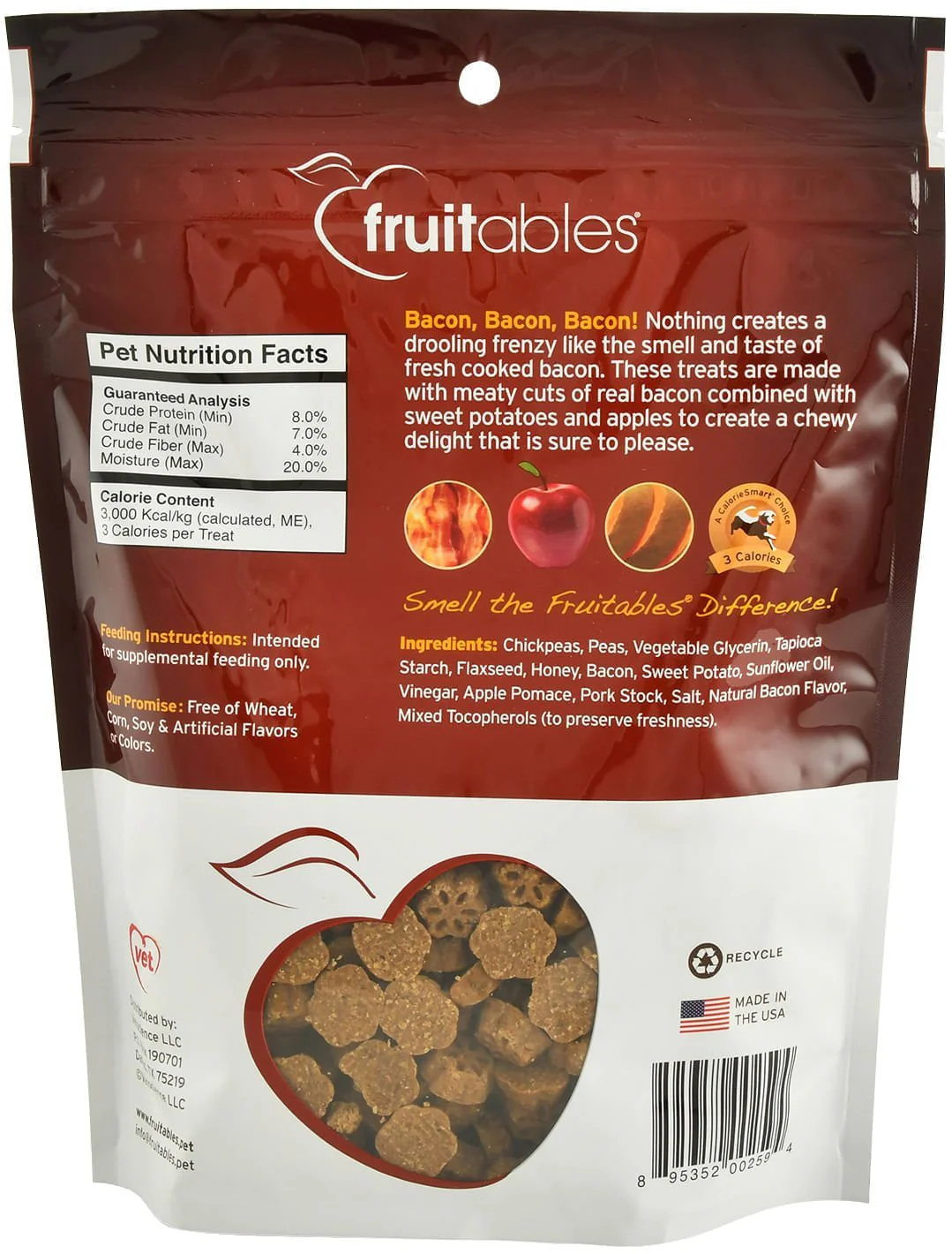 Fruitables Skinny Minis, 12 oz - Soft Baked Dog Treats - Image 2
