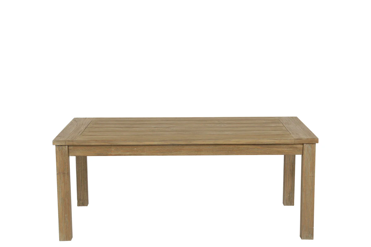 Coastal Teak Rectangular Coffee Table - Image 2