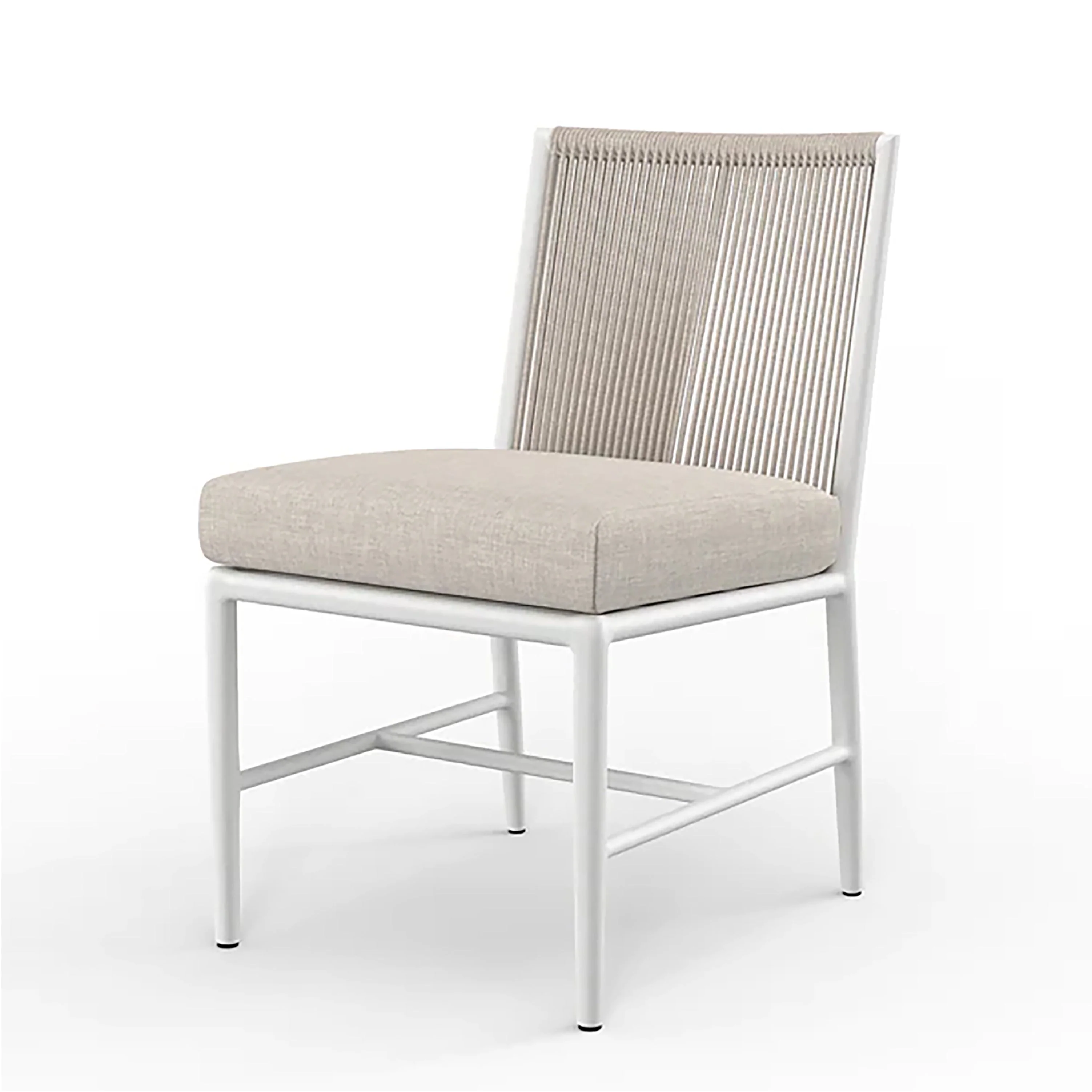 Sabbia Armless Dining Chair in Echo Ash, No Welt - Image 2