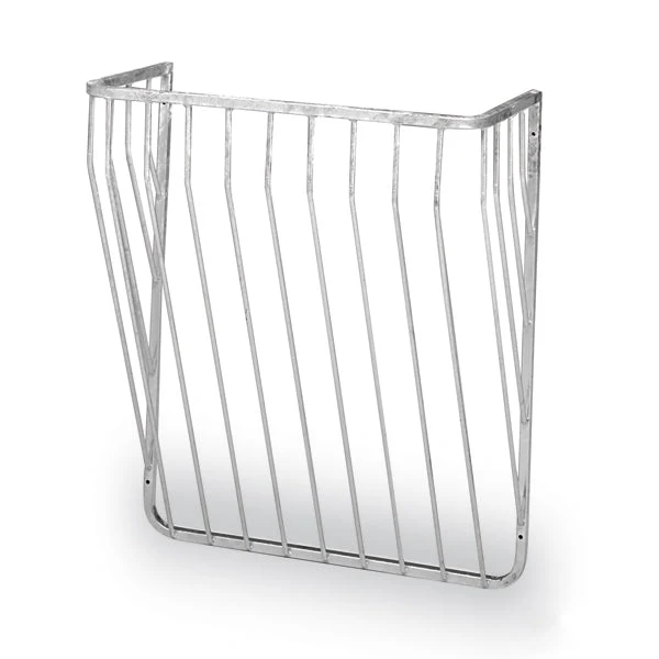 Galvanized Front Hay Rack for Horses – Rust-Resistant, Wall-Mounted Horse Feeder - Image 1