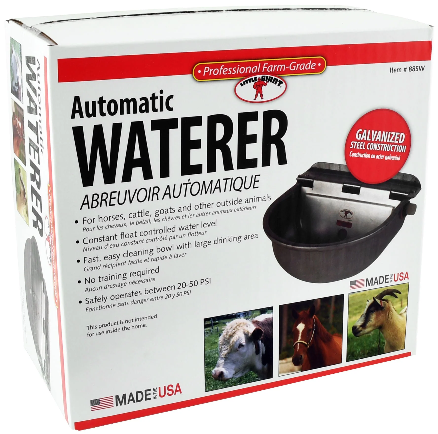 Galvanized Steel Automatic Waterers (& Replacement Parts) - Image 1
