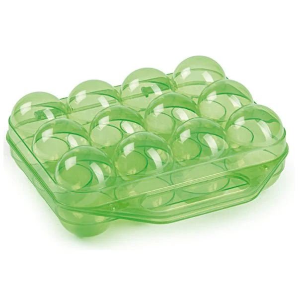 Gaun Plastic Egg Storage Box with Handle – Holds 12 Eggs - Image 1