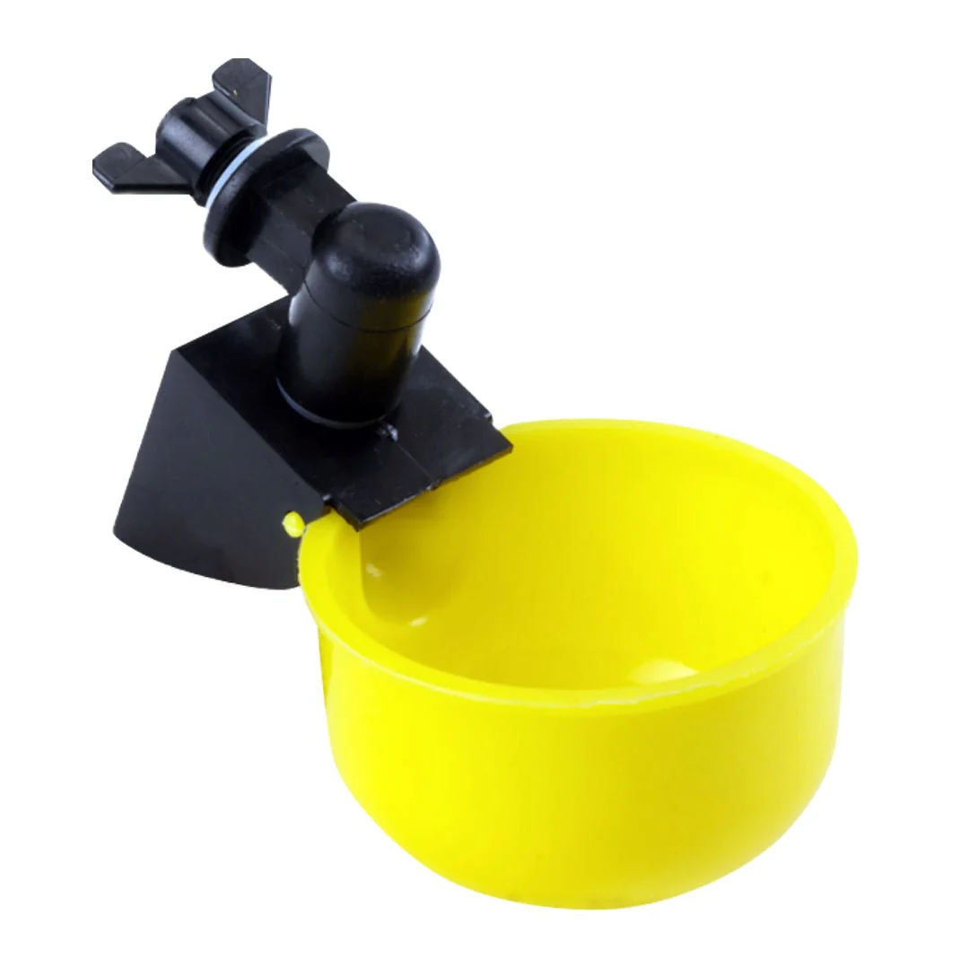 Gaun Seesaw Poultry Drinker Cup with Connector – Automatic Refill Waterer - Image 1