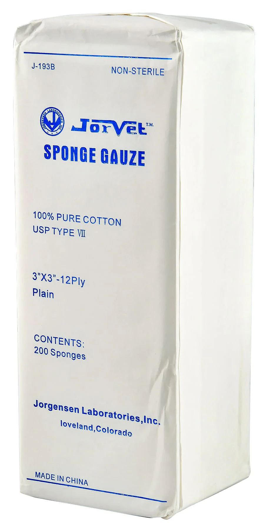 Gauze Dressing Sponges, 200 Pack - Image 1