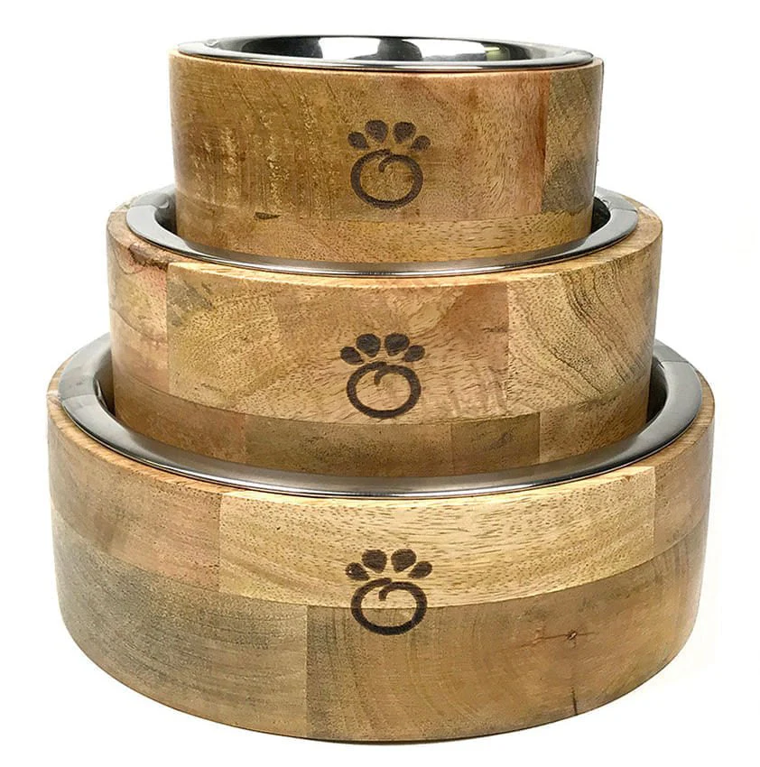 GF Pet Mango Wood Bowl - Image 1