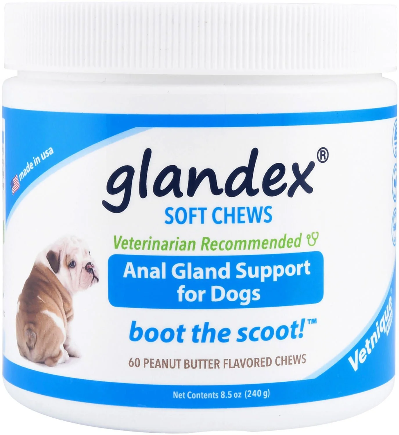 Glandex Soft Chews for Dogs, Peanut Butter - Image 3