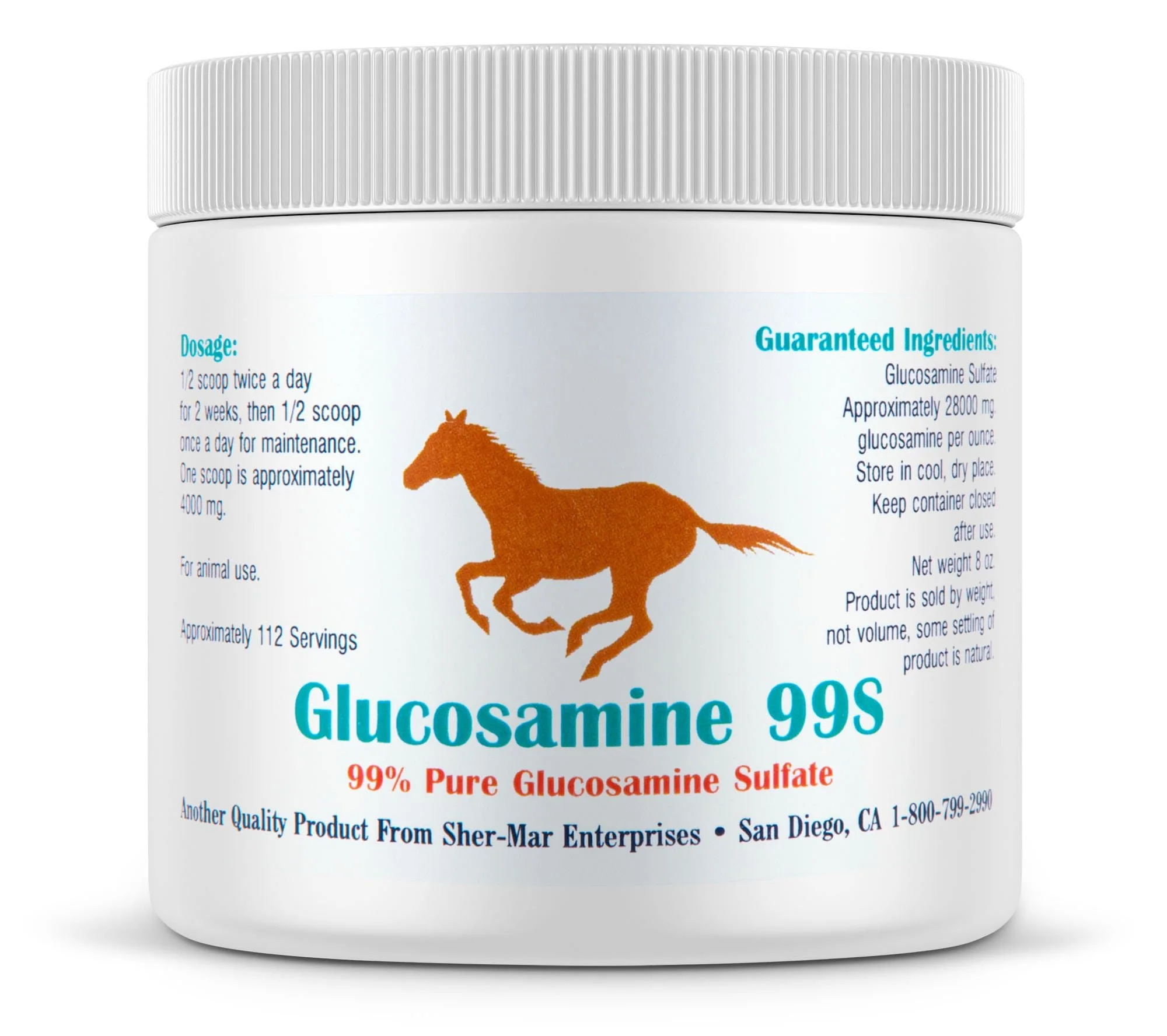 Glucosamine 99S – Glucosamine Sulfate Powder for Horses