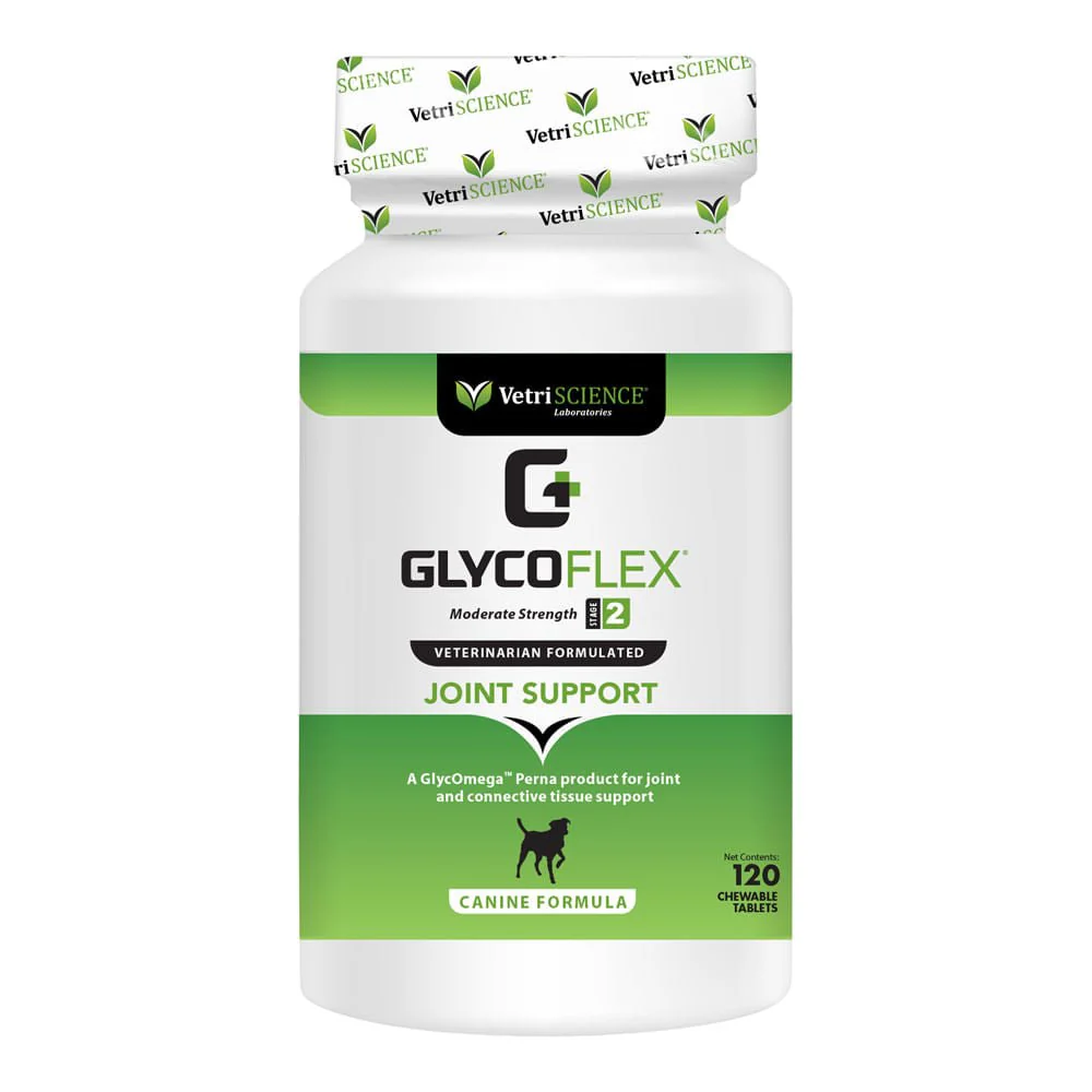 Glyco Flex 2 Joint Support for Dogs, 120 Chewable Tablets - Image 1