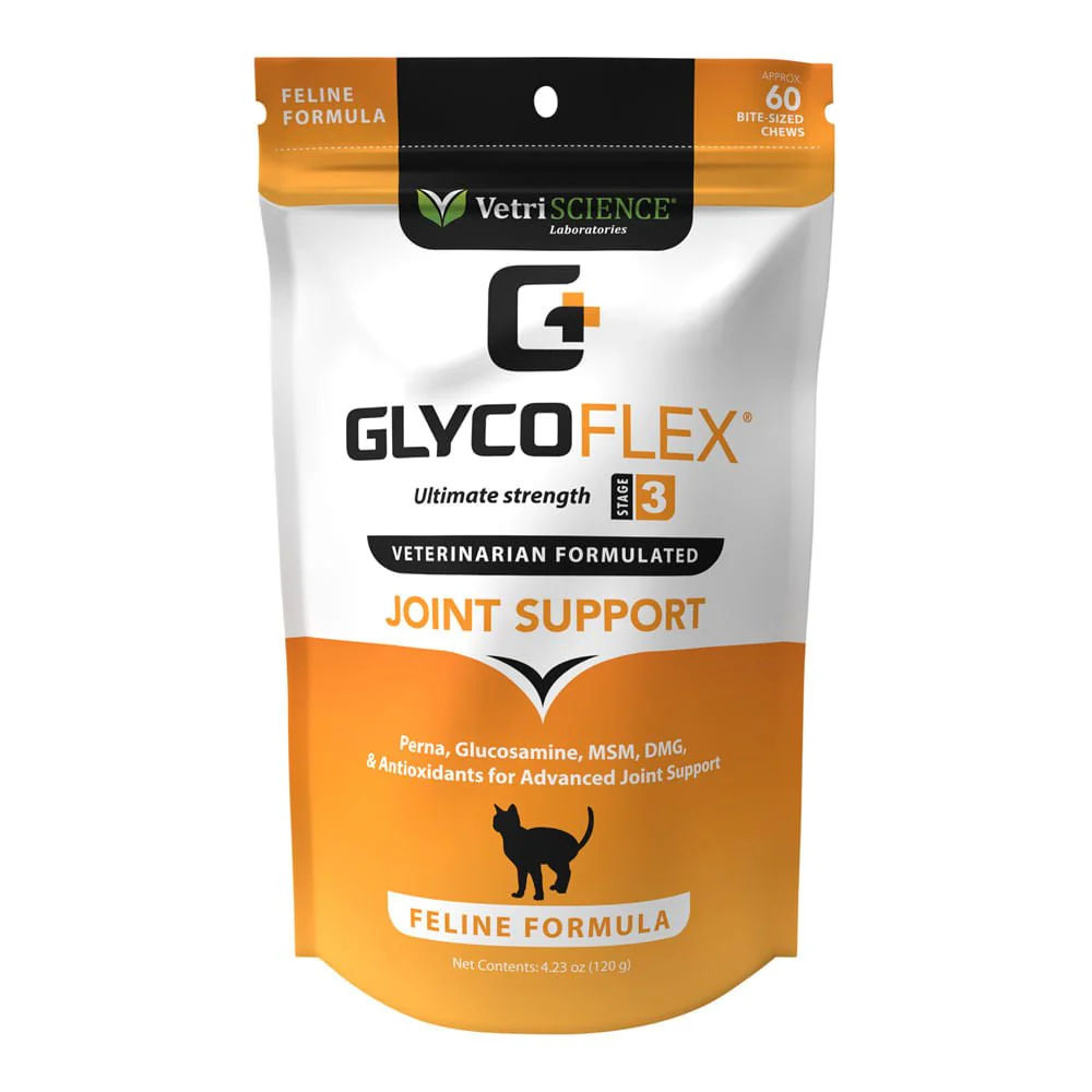 Glyco Flex 3 Joint Support for Cats, 60 Bite Sized Chews - Image 1