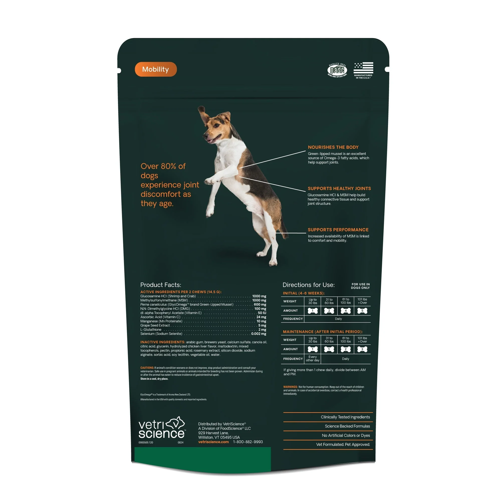 Glyco Flex 3 Joint Support for Dogs, 120 Bite Sized Chews - Image 2
