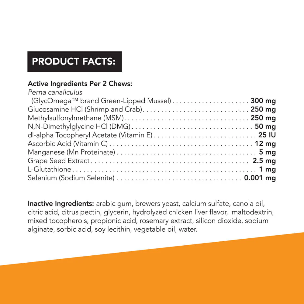 Glyco Flex 3 Joint Support for Small Dogs, 60 Bite-Sized Chews - Image 3
