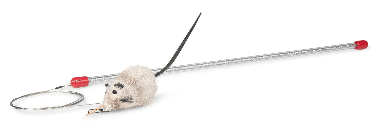 Go Cat Teaser Cat Catcher Wand Toy (& Replacement Mouse) - Image 3
