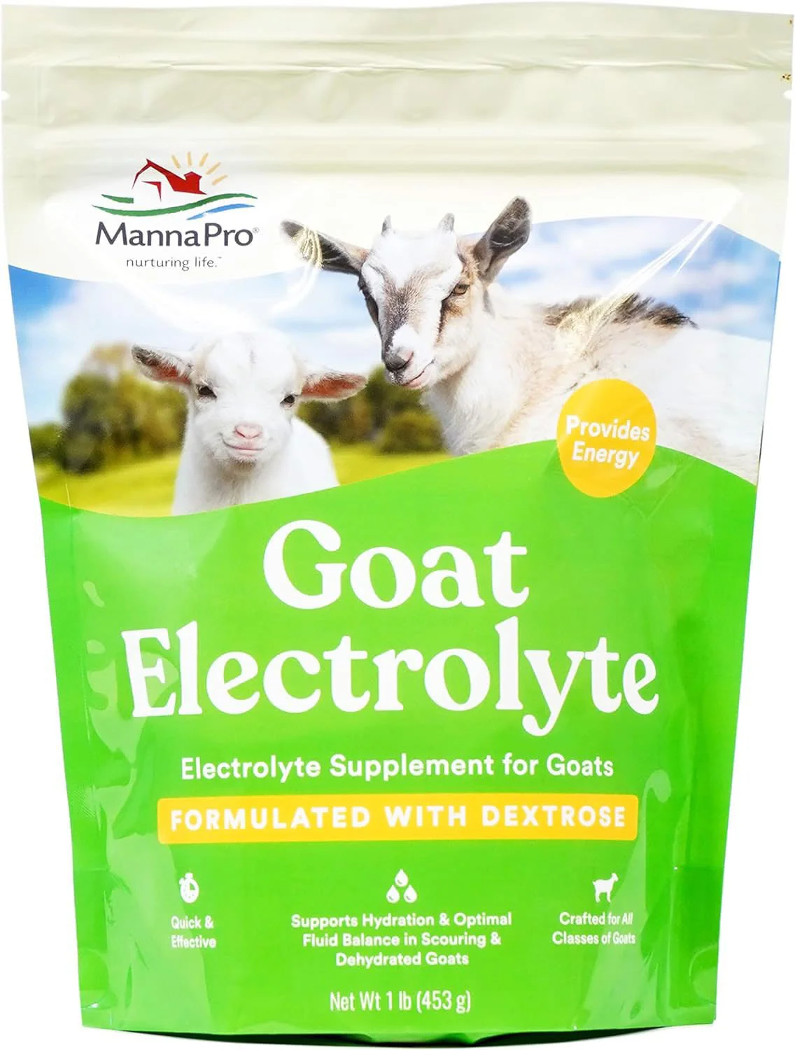 Goat Electrolyte Supplement for Kids & Adult Goats, 16 oz - Image 1