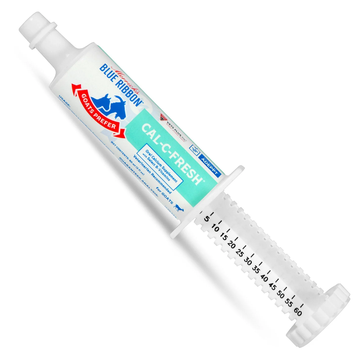 Goats Prefer Cal-C-Fresh Oral Gel 60 cc— Calcium & Mineral Supplement for Goat Kidding Support - Image 1