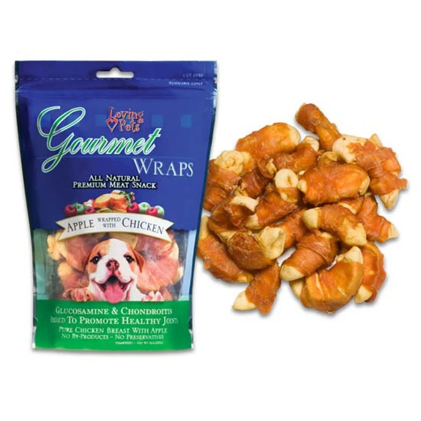Gourmet Wraps Healthy Dog Treats with Glucosamine & Chondroitin - Image 1