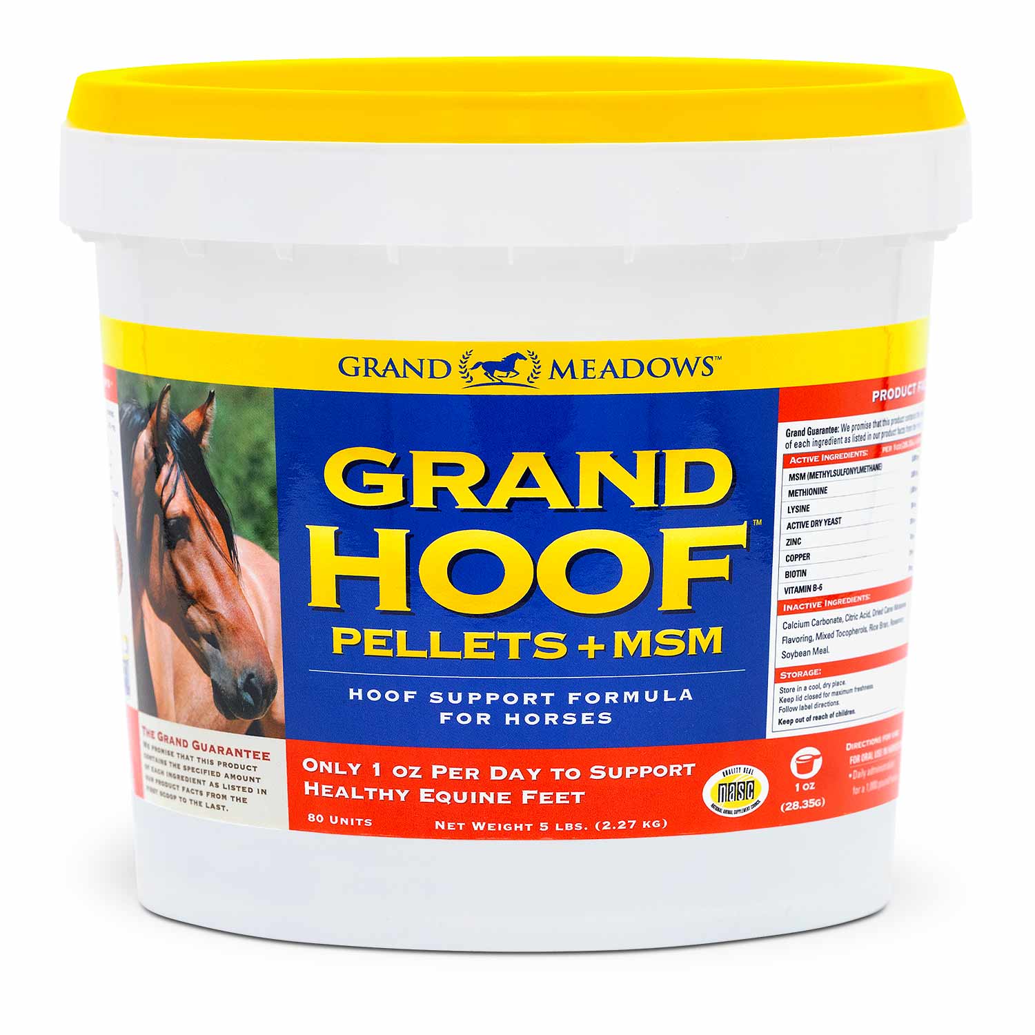 Grand Hoof Pellets with MSM Supplement for Horses