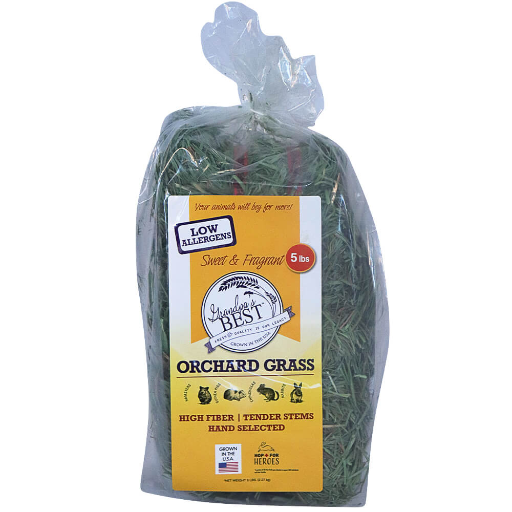 Grandpa's Best Orchard Grass Bale or Loose Boxed Hay for Small Pets - Image 2