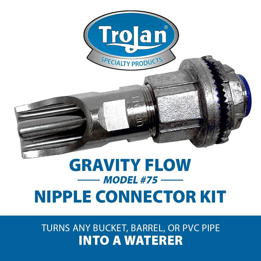 Gravity Flow Model 75 Nipple Connector Kit - Image 3