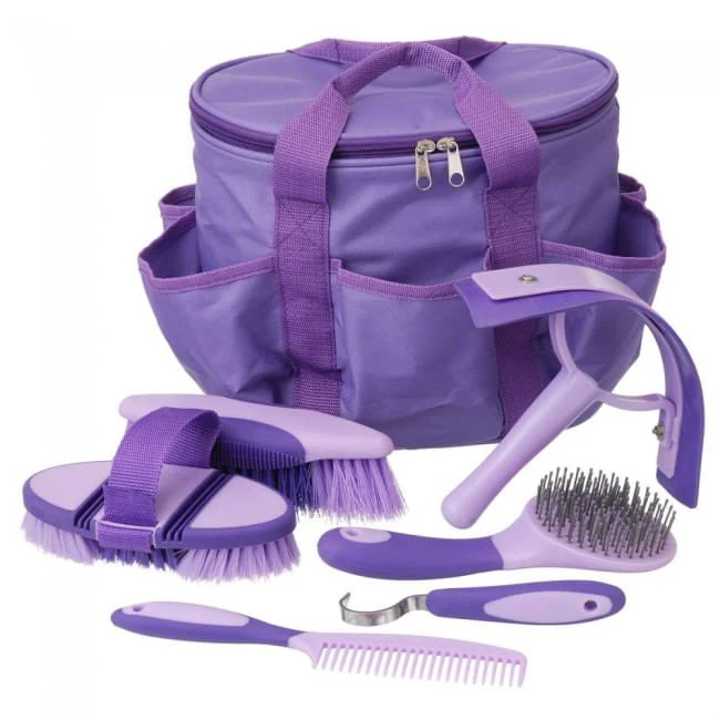 Great Grips 6 Piece Horse Grooming Kit with Bag - Image 3