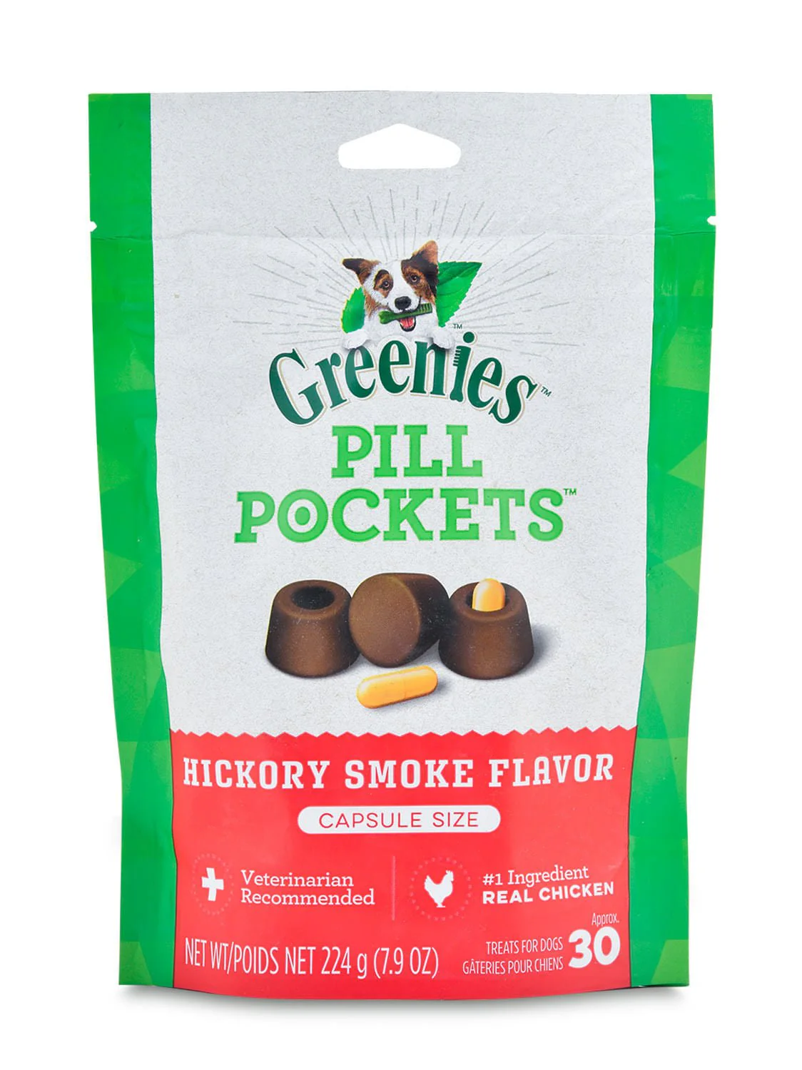 Greenies Pill Pockets for Capsules for Dogs, 30 ct - Image 1