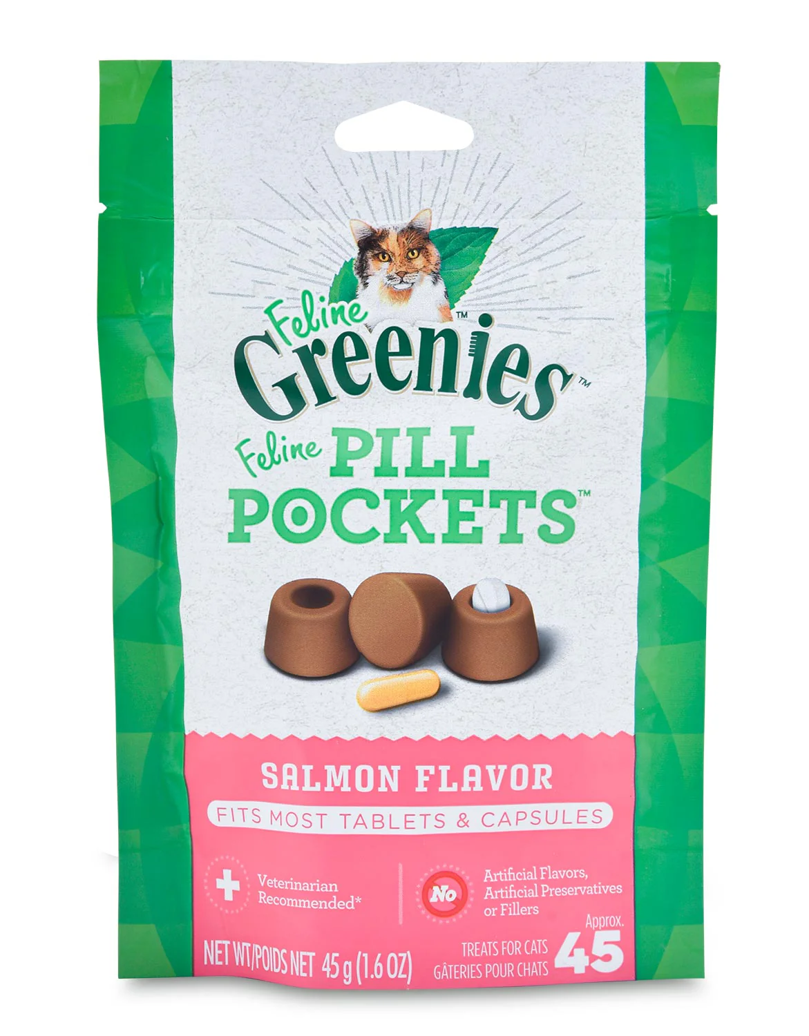 Greenies Pill Pockets for Cats, 45 ct
