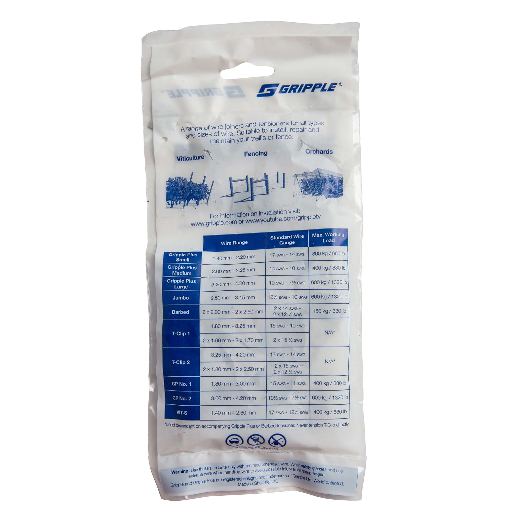 Gripple T-Clip Wire Fencing Fasteners - Image 3