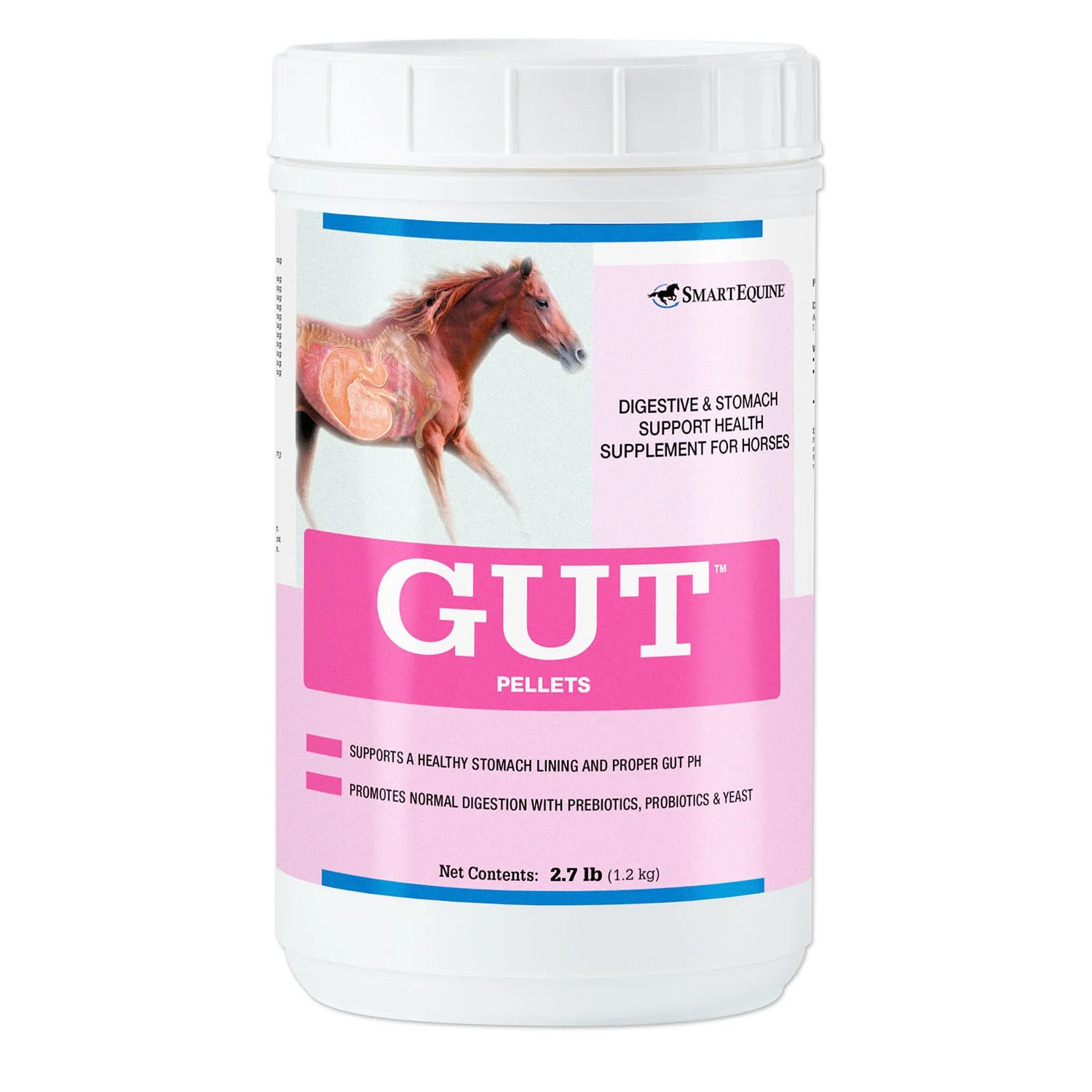 GUT, Digestive & Stomach Support Supplement for Horses, Pellets - Image 1
