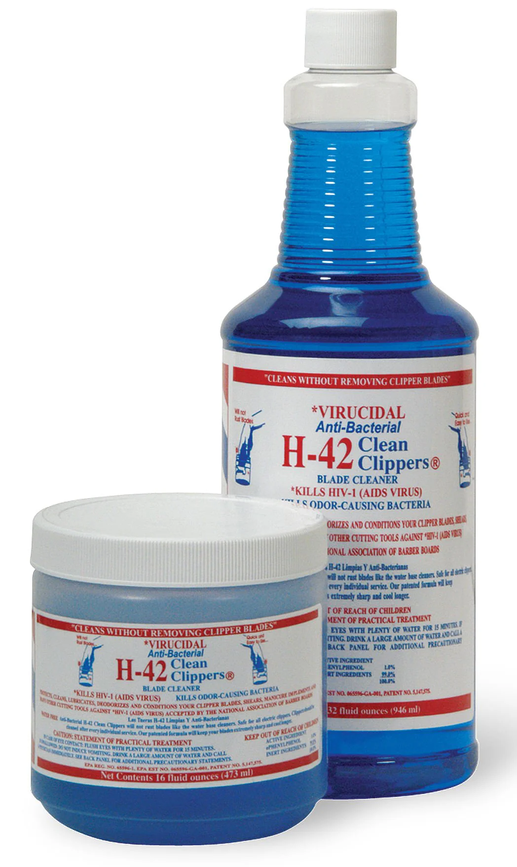 H-42 Clean Clippers Anti-Bacterial Blade Cleaner - Image 1