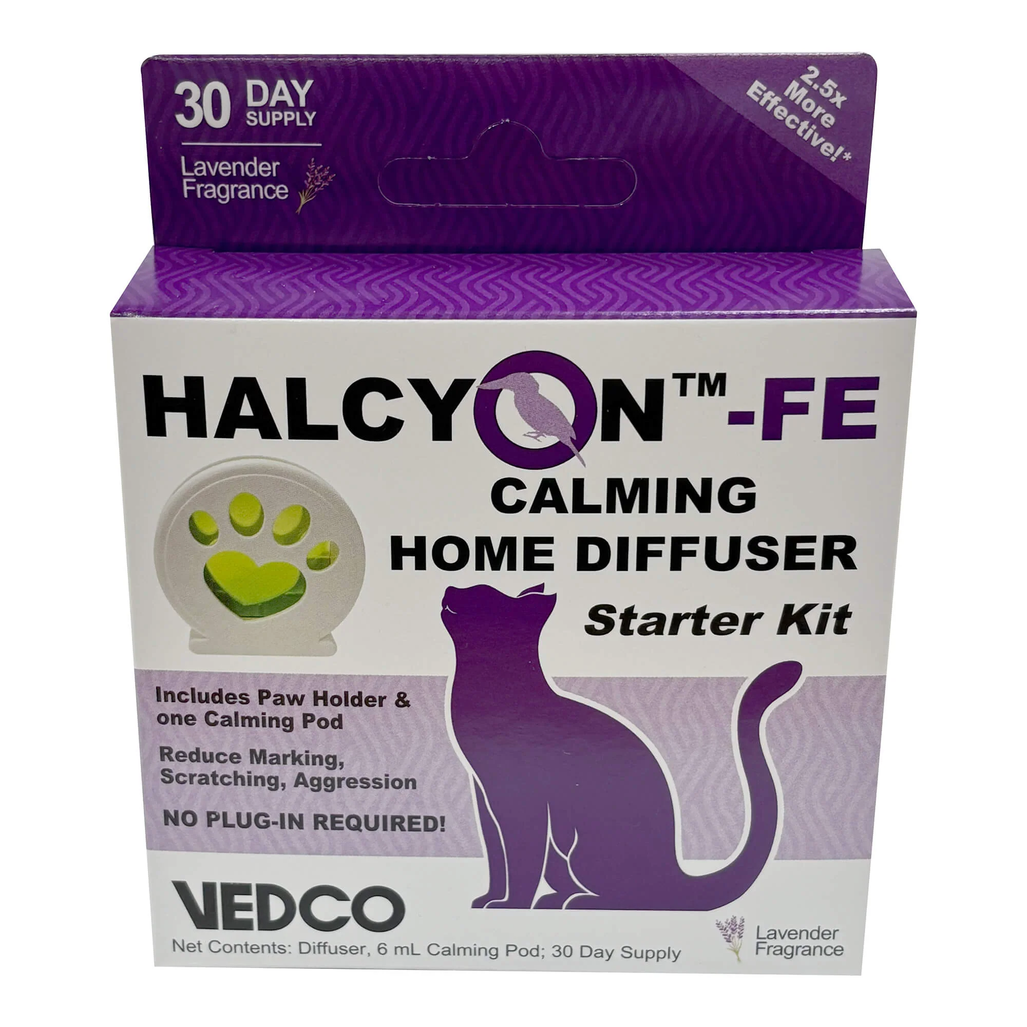Halcyon FE Calming Home Diffuser for Cats - Starter Kit & Refills - Image 1
