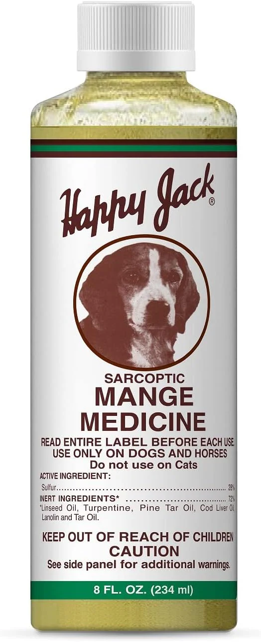Happy Jack Sarcoptic Mange Medicine for Dogs & Horses - Image 1