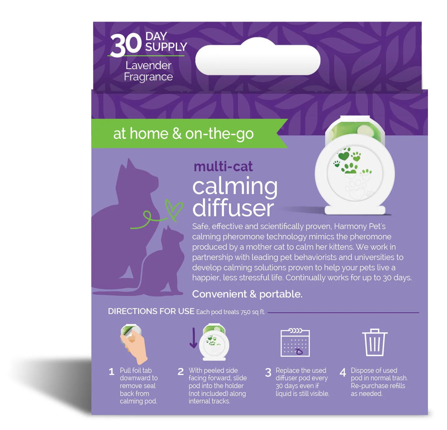 Harmony Pet Calming Home Diffuser & Refills for Cats - Image 2