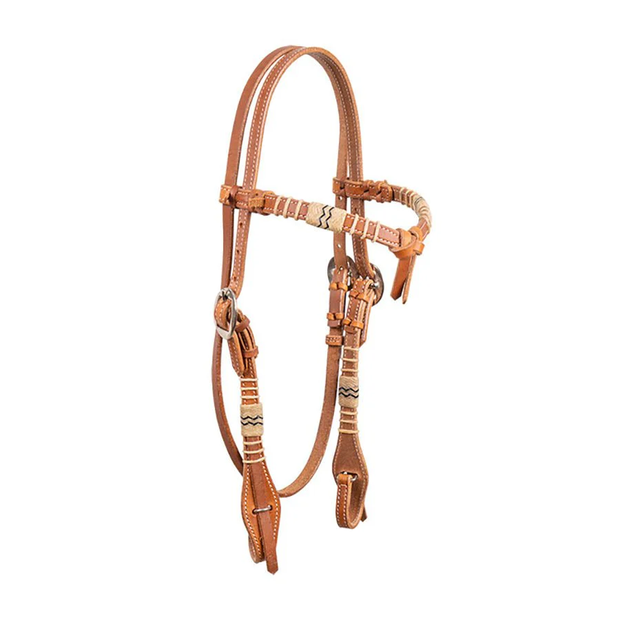 Harness and Rawhide Futurity Leather Headstall - Image 1