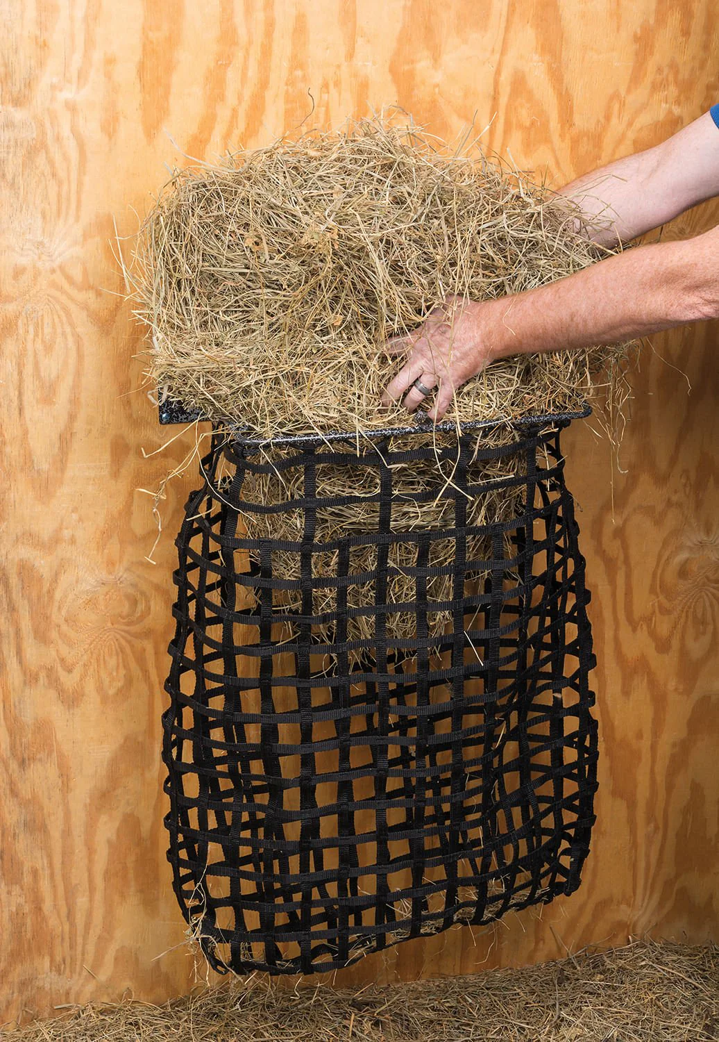 Hay Hoop Feeder for Horses with 1.5 inch Web Net - Image 3